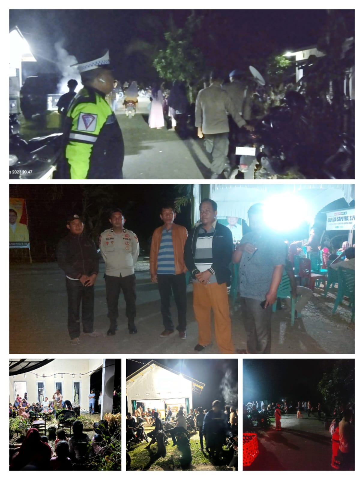 Sukseskan Tahapan Pemilu 2024 Polres Kuansing Laksanakan Pengamanan Kampanye Tatap Muka di Dua Lokas